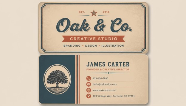Canva Business Card