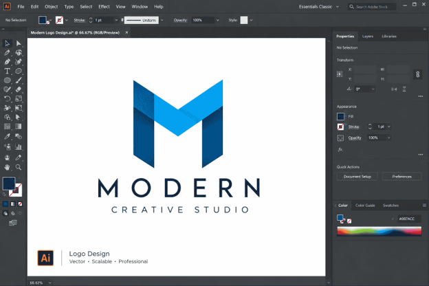 Logo Design in Illustrator